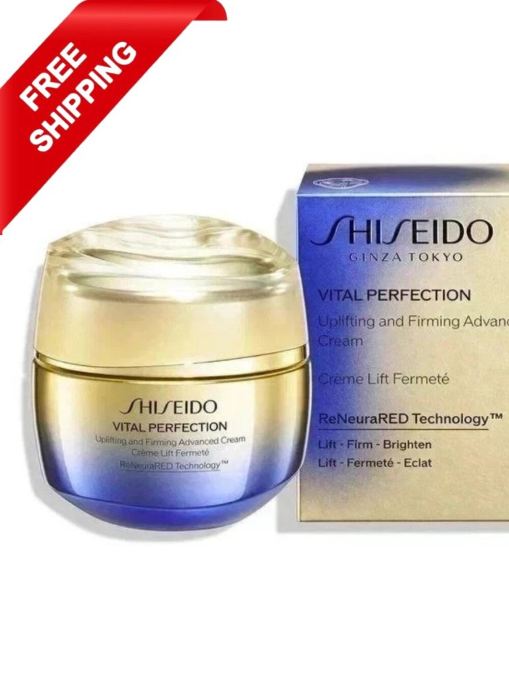 2 PackShiseido Vital Perfection Uplifting and Firming ADVANCED Cream 50ml 1.7oz